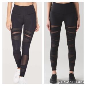 2 for 1 Lululemon Size 6 Mesh Leggings Bundle